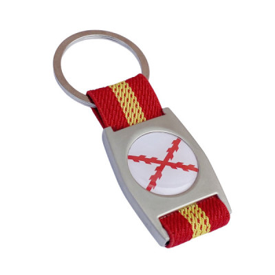 Llavero Cinta Elástica Borgoña