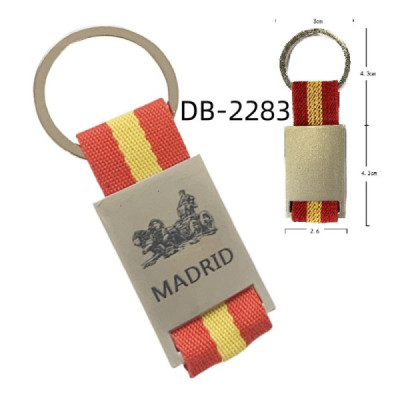 Llavero Cinta Elástica Madrid Cibeles