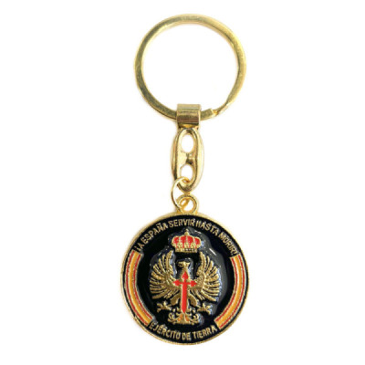 Llavero Metal Ejército de Tierra