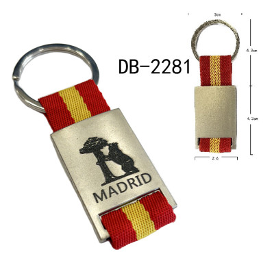 Llavero Cinta Elástica Oso y Madroño