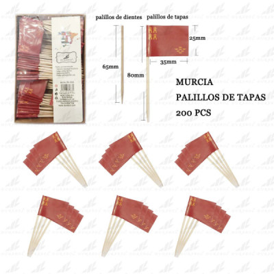 Palillos Murcia 200pcs