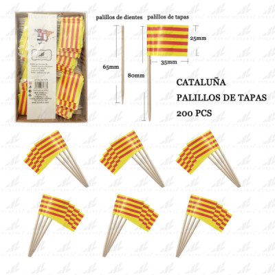 Palillos Cataluña 200pcs