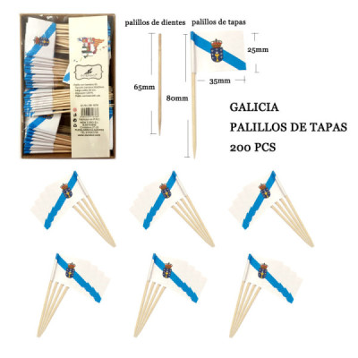 Palillos Galicia 200pcs