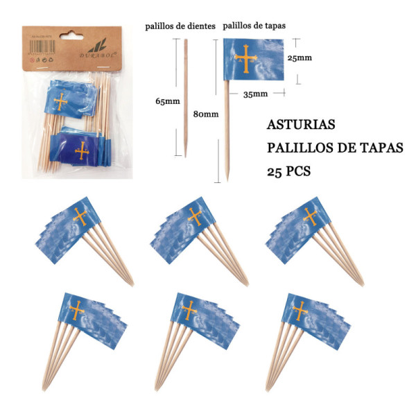 Palillos Asturias 25pcs