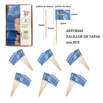 Palillos Asturias 200pcs