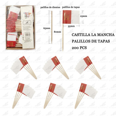 Palillos Castilla-La Mancha 200pcs