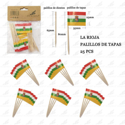 Palillos La Rioja 25pcs
