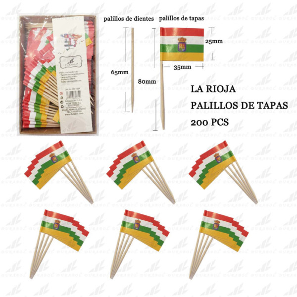 Palillos La Rioja 200pcs