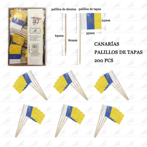 Palillos Canarias 200pcs