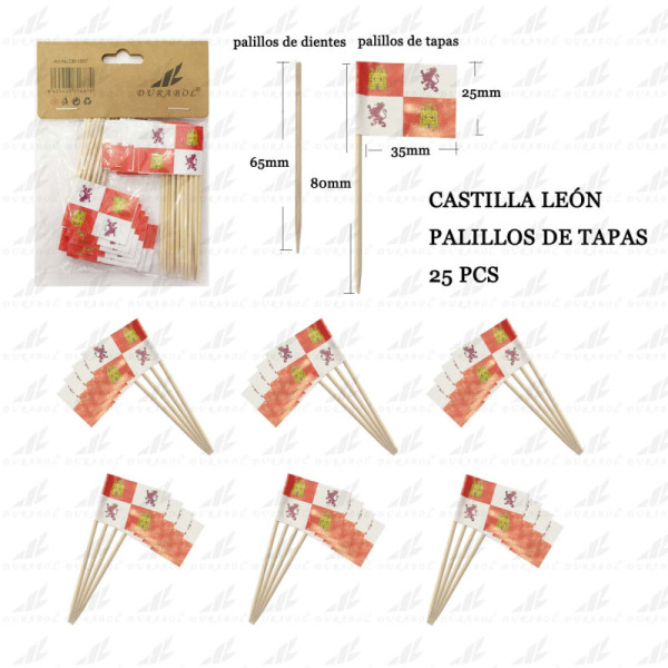 Palillos Castilla y León 25pcs