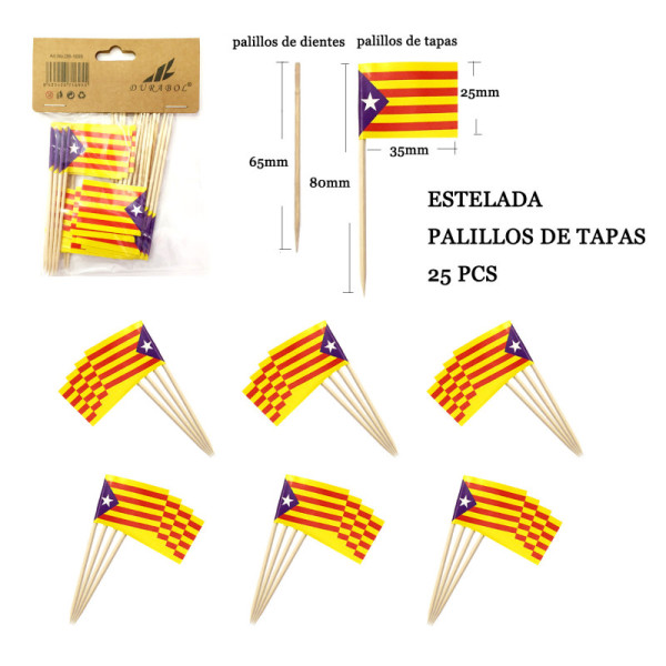 Palillos Estelada Blava 25pcs