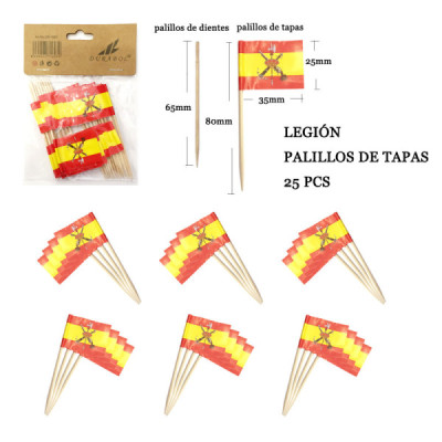 Palillos Legíon 25pcs