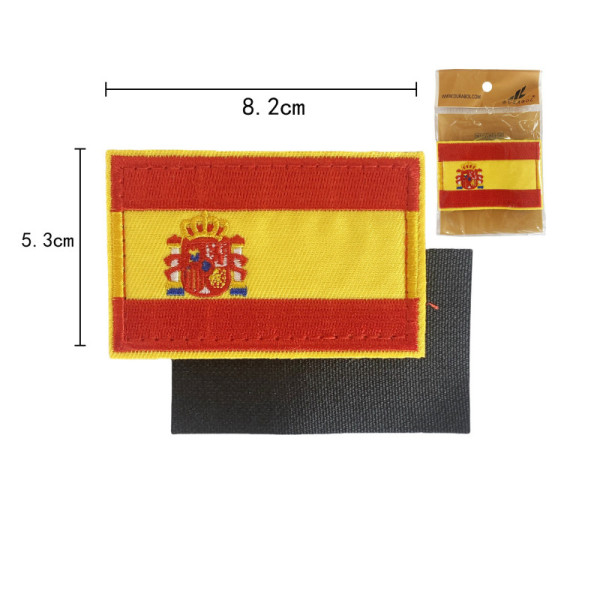 Parche con Velcro Bandera España 8x5.4cm