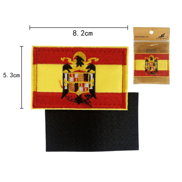 Parche con Velcro Bandera Aguila 8x5.4cm