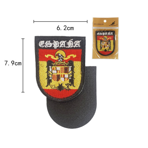 Parche con Velcro Aguila Escudo 8x6.5cm