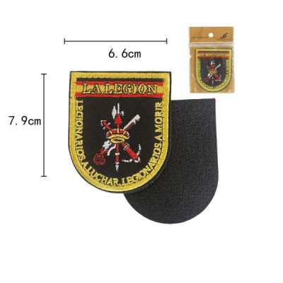 Parche con Velcro Legion Escudo 8x6.5cm