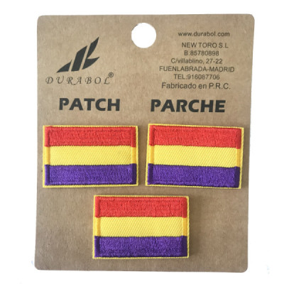 Parche Bandera Republica 3.8x2.4cm