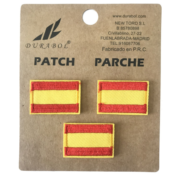 Parche Bandera España sin Escudo 3x1.9cm