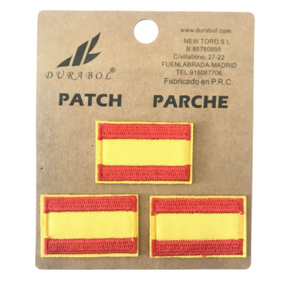 Parche Bandera España sin Escudo 3.8x2.4cm