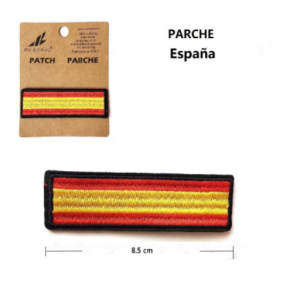 Parche España Largo 8.7cmx2.3cm