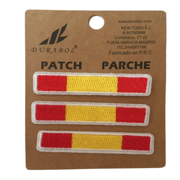 Parche España Tiras 7x1cm