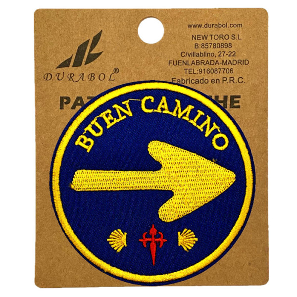 Parche Buen Camino Flecha 7.8cm