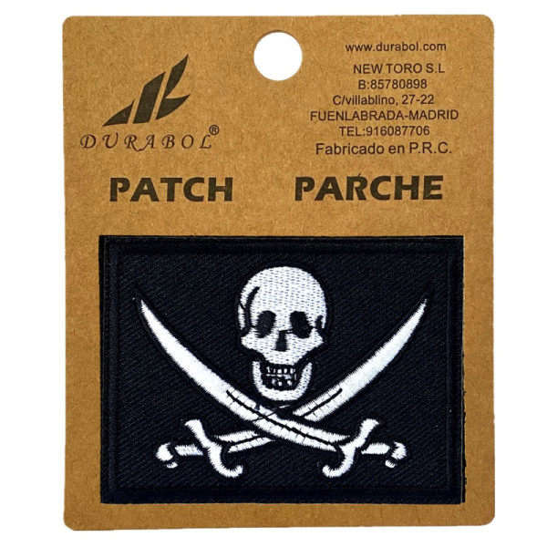 Parche Bandera Pirata Jack 7.8cm