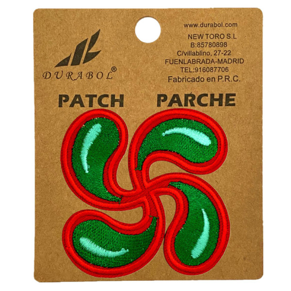 Parche Lauburu Verde 7.8cm