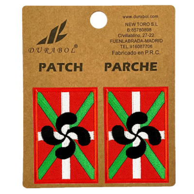 Parche Ikurriña Lauburu 5.5cm