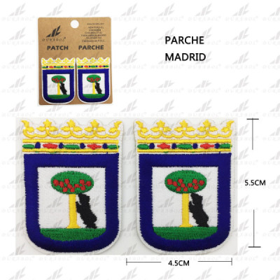 Parche Escudo Madrid 4.5x5.5cm
