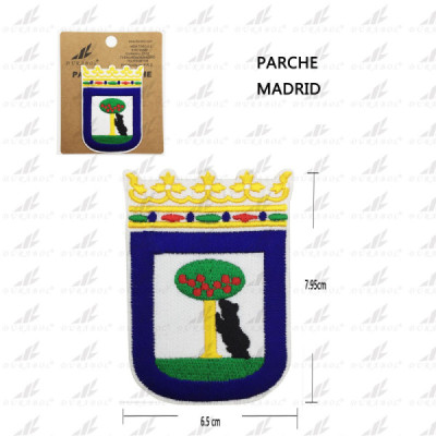 Parche Escudo Madrid 6.5x7.95cm