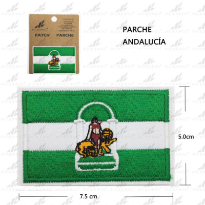 Parche Bandera Andalucía 7.5cm