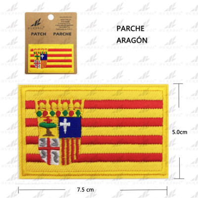 Parche Bandera Aragón 7.5cm
