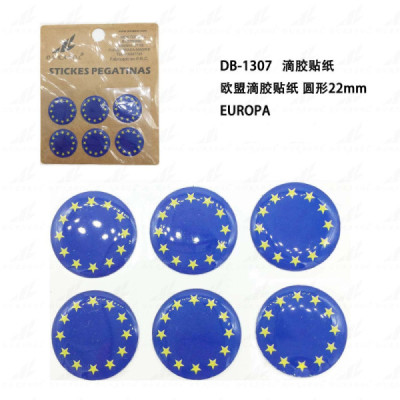 Pegatina de Resina Bandera Unión Europea 22mm