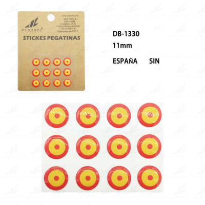 Pegatina de Resina Bandera España 11mm