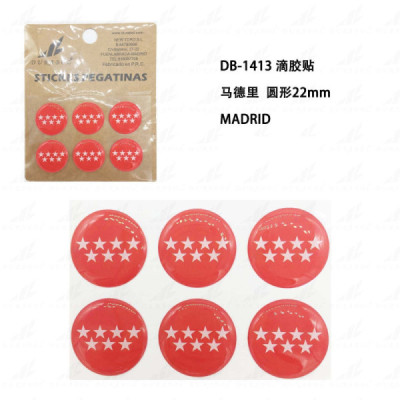 Pegatina de Resina Comunidad de Madrid 22mm
