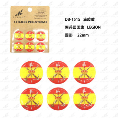 Pegatina de Resina Bandera España Legion 22mm
