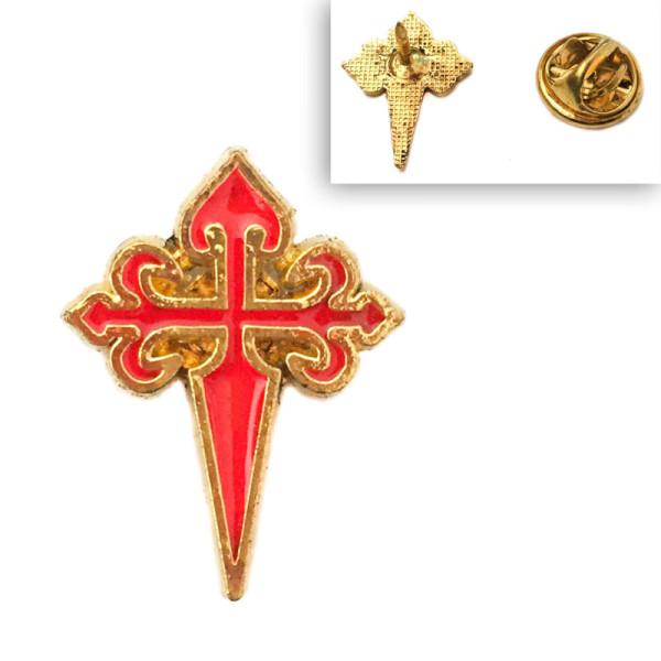 Pin de Solapa Cruz de Santiago