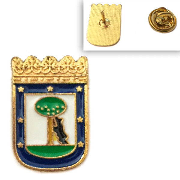 Pin de Solapa Escudo de Madrid