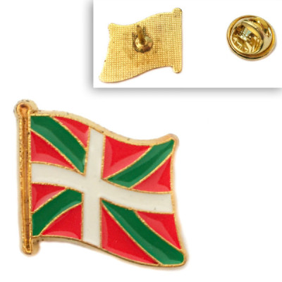 Pin de Solapa Bandera Ikurriña