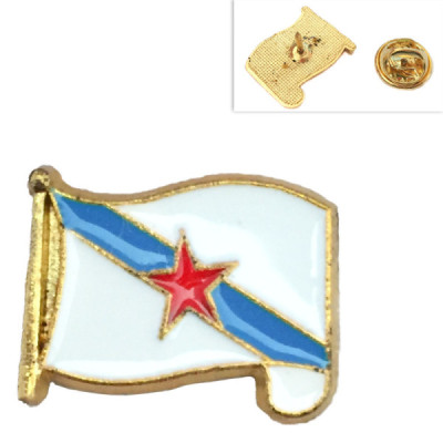 Pin de Solapa Bandera Galicia Estreleira
