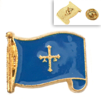 Pin de Solapa Bandera Asturias