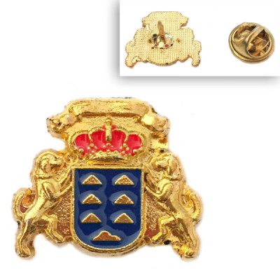 Pin de Solapa Escudo Islas Canarias