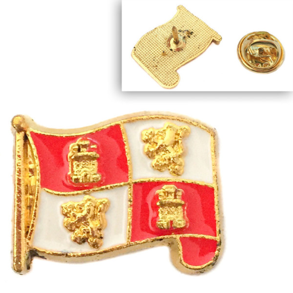 Pin de Solapa Bandera Castilla y Leon