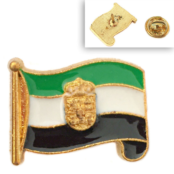 Pin de Solapa Bandera Extremadura