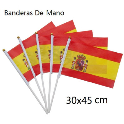 Bandera de mano España 30X45CM
