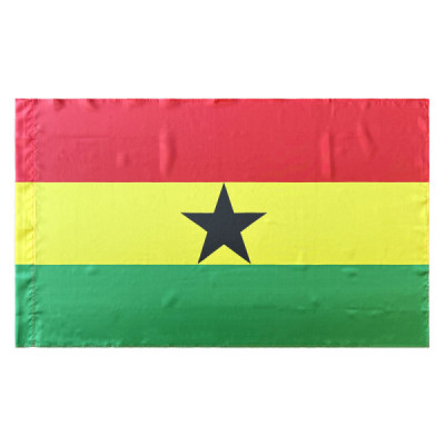 Bandera Ghana 150 x 90 CM Satén