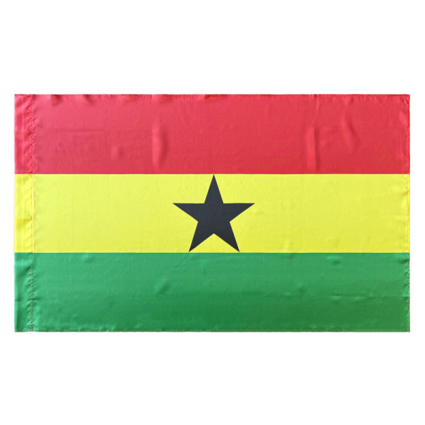 Bandera Ghana 150 x 90 CM Satén