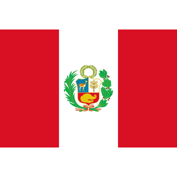 Bandera de Perú 150x90 cm Poliéster