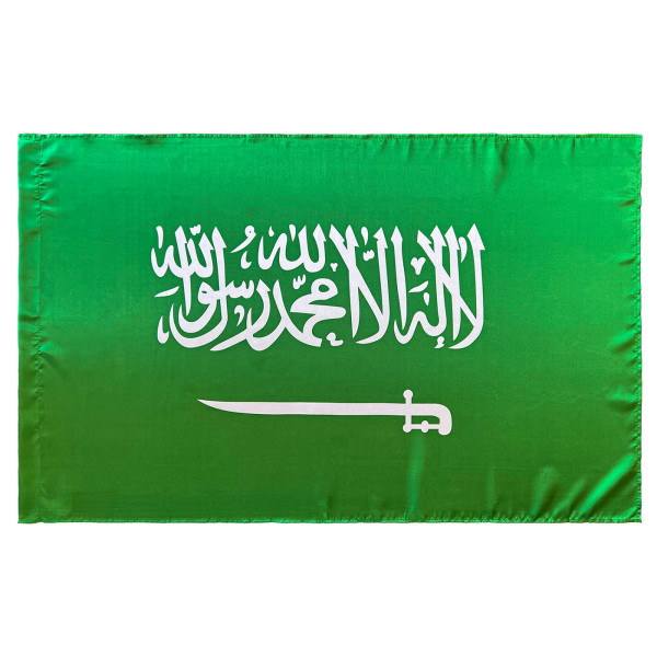 Bandera de Arabia Saudita 150x90 cm Satén